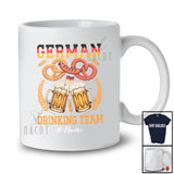 Personalized Custom Name German Drinking Team; Humorous Oktoberfest Beer German Drunker T-Shirt