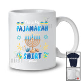 Personalized Custom Name This Is My Pajamakah Shirt; Humorous Hanukkah Lights Pajama Family T-Shirt