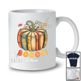 Personalized Custom Name Boook; Lovely Thanksgiving Books Pumpkin Shape; Librarians Teachers T-Shirt