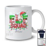Personalized Custom Name Elf Squad; Humorous Christmas Lights Elf Shoes Lover; Pajamas Family T-Shirt