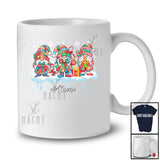 Personalized Custom Name Three Gnomes Plaid Snow Around; Lovely Christmas Gnomies Family T-Shirt