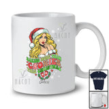 Personalized Custom Name Baking More Than Cookies Christmas; Lovely Pregnancy New Mom Santa T-Shirt