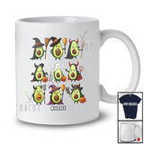 Personalized Custom Name Avocado Cosplay Boo Witch; Lovely Halloween Fruit; Vegan T-Shirt