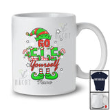 Personalized Custom Name Go Elf Yourself; Sarcastic Christmas Elf Snowing Adult; Family T-Shirt