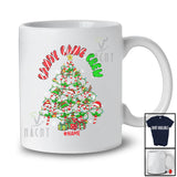 Personalized Custom Name Candy Cane Crew; Merry Christmas Tree Candy Canes Santa Elf T-Shirt