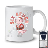 Personalized Custom Name Six Seven; Amusing Christmas Santa Axolotl; X-mas Family Group T-Shirt