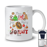 Personalized Custom Name Santa Just Bring Donut; Awesome Christmas Tree Food; Family T-Shirt