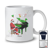 Personalized Custom Name Santa Playing Piano Player; Amazing Christmas Musical Instrument T-Shirt