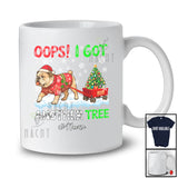 Personalized Custom Name Oops I Got Another Tree; Humorous Christmas Santa Bulldog; Family T-Shirt