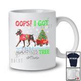 Personalized Custom Name Oops I Got Another Tree; Humorous Christmas Santa Dobermanns; Family T-Shirt