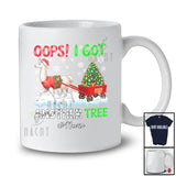 Personalized Custom Name Oops I Got Another Tree; Humorous Christmas Santa Llama; Family T-Shirt