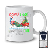 Personalized Custom Name Oops I Got Another Tree; Humorous Christmas Santa Peacock; Family T-Shirt