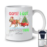 Personalized Custom Name Oops I Got Another Tree; Humorous Christmas Santa Pit Bull; Family T-Shirt