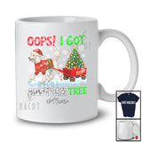Personalized Custom Name Oops I Got Another Tree; Humorous Christmas Santa Poodle; Family T-Shirt