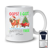 Personalized Custom Name Oops I Got Another Tree; Humorous Christmas Santa Pug; Family T-Shirt