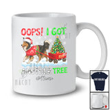 Personalized Custom Name Oops I Got Another Tree; Humorous Christmas Santa Shelties; Family T-Shirt