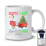 Personalized Custom Name Oops I Got Another Tree; Humorous Christmas Santa Tall Goose Farmer T-Shirt