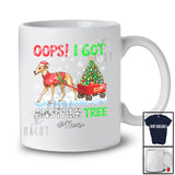 Personalized Custom Name Oops I Got Another Tree; Humorous Christmas Santa Whippet; Family T-Shirt