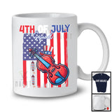 4th Of July Squad, Proud American Flag Violin Player, Musical Instruments Patriotic Group T-Shirt