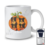 Personalized Custom Name Fall Border Collie Pumpkin; Happy Thanksgiving Halloween Family T-Shirt