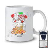 Personalized Custom Name Time For A Beer; Amusing Christmas Santa In Beer Glass; Drinking Drunker T-Shirt