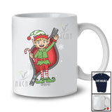 Personalized Custom Name Elf Going Out Zipper; Lovely Christmas Pajamas Family Group T-Shirt