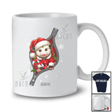 Personalized Custom Name Opossum Santa Going Out; Lovely Christmas Pajama Family T-Shirt