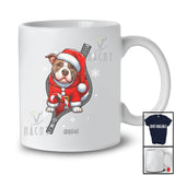 Personalized Custom Name Pit Bull Santa Going Out Zipper; Lovely Christmas Pajama Family T-Shirt