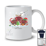 Personalized Custom Name Santa Elf Accordion Snowing; Joyful Christmas Musical Instruments Player T-Shirt