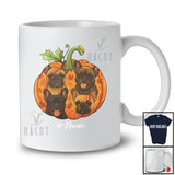 Personalized Custom Name Fall French Bulldog Pumpkin; Happy Thanksgiving Halloween Family T-Shirt