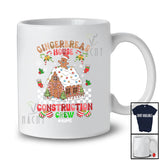Personalized Custom Name Gingerbread House Construction Crew; Merry Christmas Candy Canes Baker T-Shirt