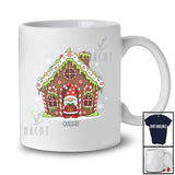 Personalized Custom Name Gingerbread House With Gnome; Merry Christmas Candy Canes Baker T-Shirt