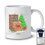 Personalized Custom Name Gingerbread Reading Books; Lovely Christmas Teacher Librarian Baker T-Shirt