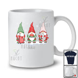 Personalized Custom Name Three Pilot Gnomes Crew; Lovely Christmas Gnomies Jobs T-Shirt