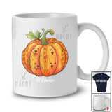 Personalized Custom Name Fall Samoyed Pumpkin; Happy Thanksgiving Halloween Family T-Shirt