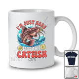 Personalized Custom Name Here For The Catfish; Humorous Seafood Boil Party Fishing Food T-Shirt