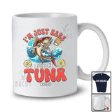 Personalized Custom Name Here For The Tuna; Humorous Seafood Boil Party Fishing Food T-Shirt