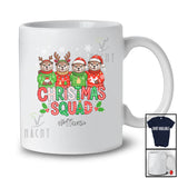 Personalized Custom Name Christmas Squad; Lovely X-mas Four Reindeer Santa Reindeer Otter T-Shirt