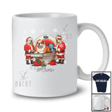 Personalized Custom Name Radiology Santa Bulldog Owner; Lovely Christmas X-Ray; Family T-Shirt