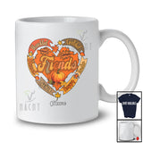 Personalized Custom Name Thankful Friends; Humorous Thanksgiving Fall Autumn Leaves Pumpkin T-Shirt