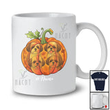 Personalized Custom Name Fall Shih Tzu Pumpkin; Happy Thanksgiving Halloween Family T-Shirt