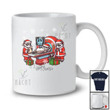 Personalized Custom Name Radiology Santa Raccoon; Lovely Christmas X-Ray Animal; Family T-Shirt