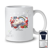 Personalized Custom Name Radiology Santa Samoyed Owner; Lovely Christmas X-Ray; Family T-Shirt