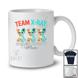 Personalized Custom Name Team X-Ray; Joyful Christmas Three Skeleton Chihuahua Owner Lover T-Shirt