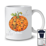 Personalized Custom Name Fall Whippet Pumpkin; Happy Thanksgiving Halloween Family T-Shirt