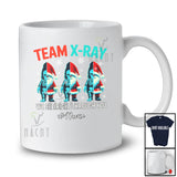 Personalized Custom Name Team X-Ray; Joyful Christmas Three Skeleton Gnome Owner Lover T-Shirt