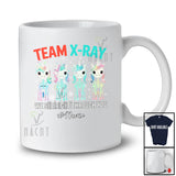 Personalized Custom Name Team X-Ray; Joyful Christmas Four Skeleton Unicorn Owner Lover T-Shirt