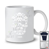 Personalized Custom Name Skull Shape Cockapoo Owner; Creepy Halloween Family T-Shirt