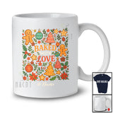 Personalized Custom Name Baked With Love; Lovely Christmas Gingerbread Floral; Baking Baker T-Shirt