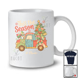 Personalized Custom Name This The Season; Wonderful Christmas Plaid Tree On Pickup Truck T-Shirt